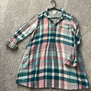 LOFT plaid dress, XS
